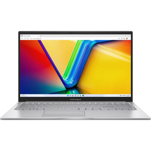 Ноутбук/ ASUS X1504VA-BQ4060 15.6"(1920x1080 (матовый) IPS)/Intel Core 3 100U(1.2Ghz)/16384Mb/512PCISSDGb/noDVD/Int:Shared/Cam/BT/WiFi/42WHr/war 1y/1.7kg/Cool Silver/DOS фото 1