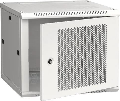 ITK Шкаф LINEA W 9U 600x600 мм дверь перфорированная, RAL7035 фото 2