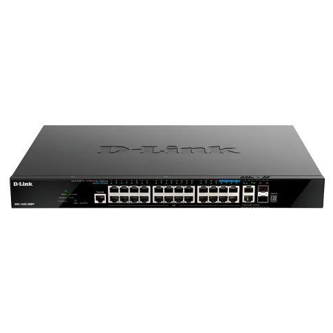 Коммутатор/ DGS-1520-28MP Managed L3 Stackable Switch 20x1000Base-T Po фото 1
