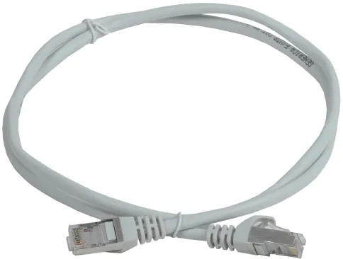 ITK RJ45(m) - RJ45(m) Cat. 5e F/UTP PVC 5м серый фото 1