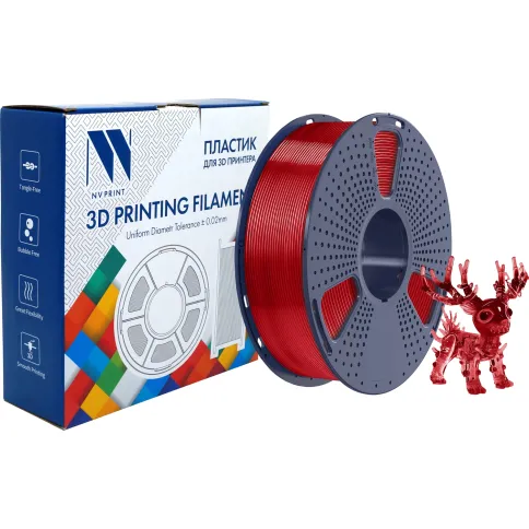 NV Print NV-3D-PLA-TRANSP-RED фото 2