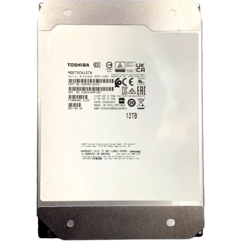 Жесткий диск/ HDD Toshiba SAS 12Tb 7200 256Mb 4Kn 1 year warranty (rep фото 2