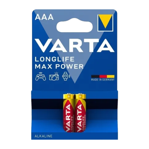 Батарейка Varta LONGLIFE MAX POWER (MAX TECH) LR03 AAA BL2 Alkaline 1. фото 1