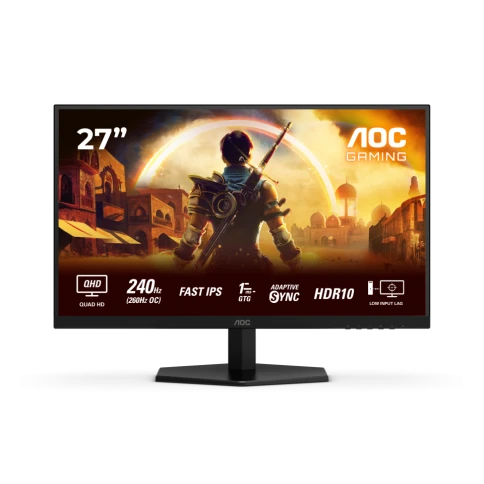 AOC Q27G42ZE 27" 2560x1440, IPS, 240Hz, 80M:1, 300cd,  0.3ms, 2xHDMI 2 фото 1
