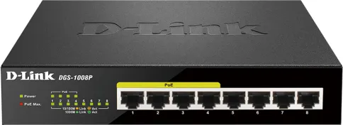 D-Link DGS-1008P/E1 фото 2