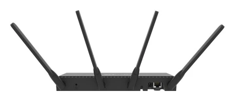 Точка доступа/ RB4011iGS+5HacQ2HnD-IN Powerful 10xGigabit port router with a Quad-core 1.4Ghz CPU, 1GB RAM, SFP+ 10Gbps cage, dual band 2.4GHz / 5GHz 4x4 MIMO 802.11a/b/g/n/ac wireless and desktop case фото 2