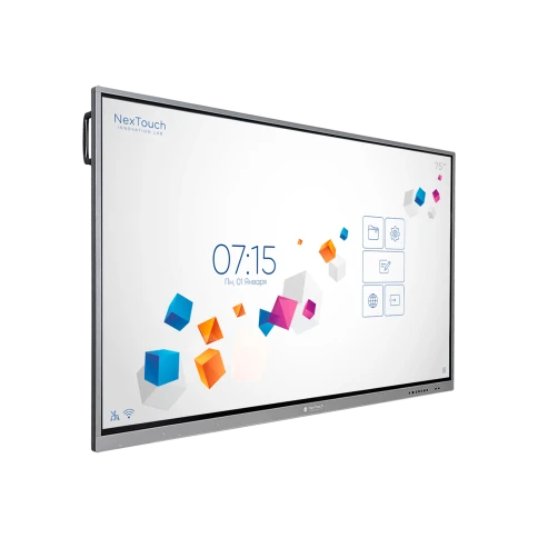 Интерактивная панель NexTouch NextPanel 75 IFPKV5INT75 — 75" 4K, 20 касаний, встроенная камера и микрофоны, российский производитель фото 2