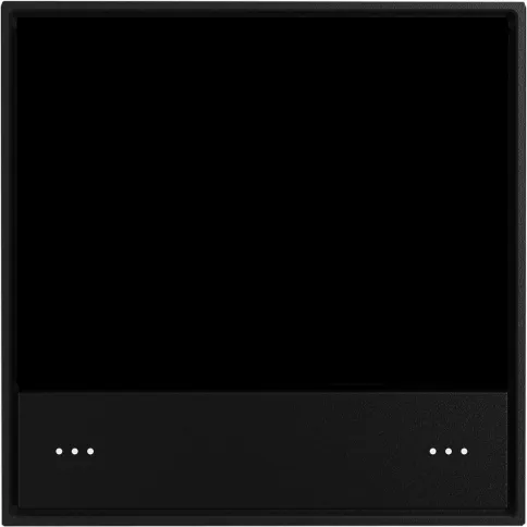 Donel KNX стандартная сенсорная панель, черная черепаха. Серия устройств: DKNX фото 1