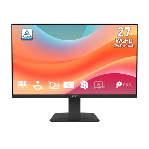 Монитор/ MSI PRO MP273Q E7 27'', 2560x1440, IPS, 178x178, nit, 75Hz, 4 фото 1