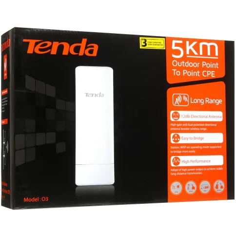 Точка доступа/ Tenda O3 Наружная точка доступа, 2,4 ГГц, до 150 Мбит/с фото 7
