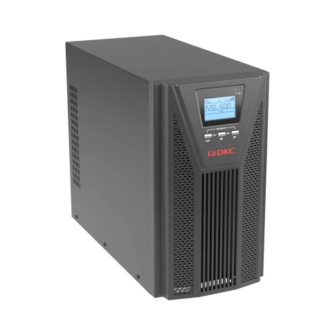Онлайн ИБП ДКС серии Small Tower, 3000 ВА/2700 Вт, 1/1, 4xSchuko, EPO, USB, RS-232, RJ45, з/у 6А, без АКБ фото 3