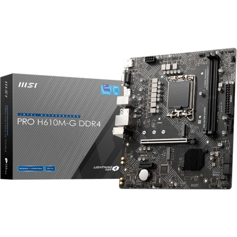 Материнская плата/ MB MSI INTEL H610 s1700, 2xDDR4(64GB), D-SUB/HDMI 2 фото 5