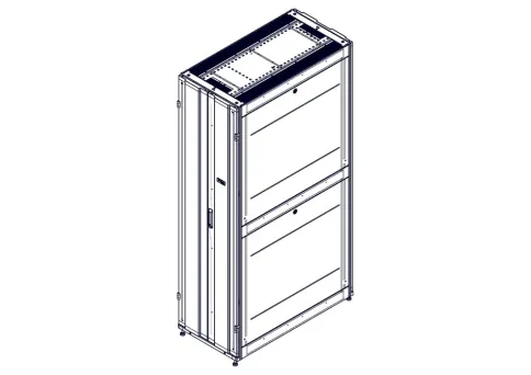 Шкаф Systeme Electric, серия Uniprom, 48U-600/1200, боковые панели 4шт фото 9