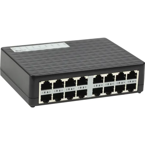 Коммутатор/ Unmanaged Switch 16x100Base-TX, plastic case фото 2