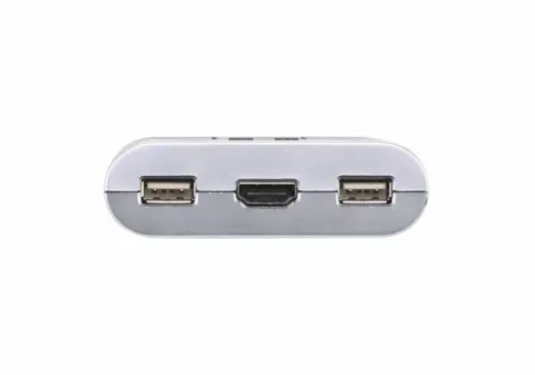 2-портовый KVM-переключатель со встроенными  KVM кабелями (1,2м), 1 us фото 7