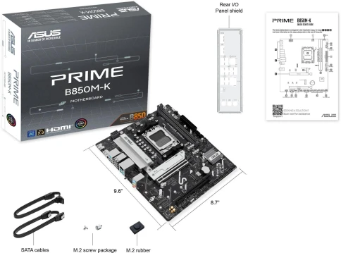 ASUS PRIME B850M-K фото 9