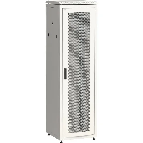Шкаф сетевой 19" LINEA N 42U 600х800 мм перфорированная передняя дверь фото 1