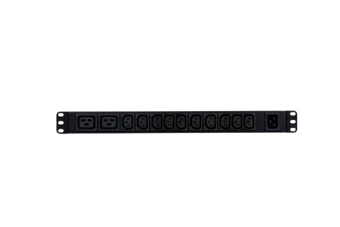 БРП Uniprom, управляемый, 1U, 240В, 1Ф, 16A, 10xC13 2xC19, 2м кабель, фото 5