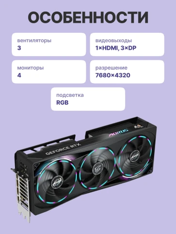 GIGABYTE GV-N5080AORUS M-16GD фото 3