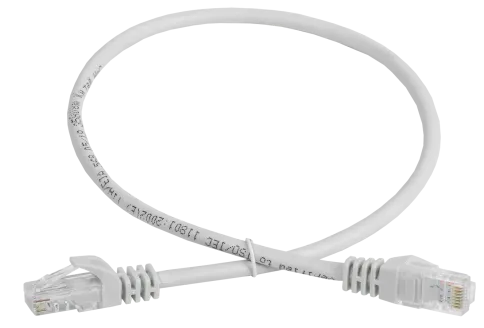 ITK RJ45(m) - RJ45(m) Cat. 5e U/UTP PVC 3м серый фото 2