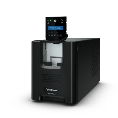 ИБП CyberPower PR1000ELCD, Line-Interactive, 1000VA/900W, 8 IEC-320 С13 розеток, USB&Serial, SNMPslot, LCD дисплей, Black, 0.6х0.35х0.4м., 21кг./ UPS Line-Interactive CyberPower PR1000ELCD 1000VA/900W USB/RS-232/EPO/SNMPslot (8 IEC С13) фото 6