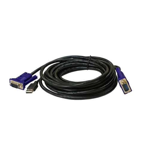 Кабель/ Кабель KVM с разъемами VGA и USB, 3 м фото 1