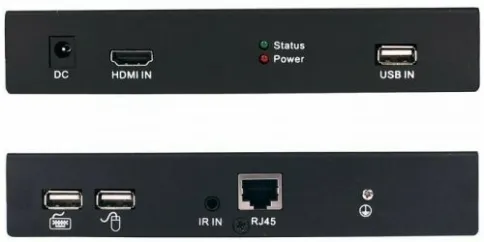 Комплект/ OSNOVO Комплект для передачи HDMI, USB, RS232, ИК-управления фото 2