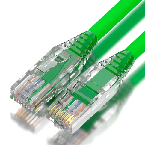 Greenconnect RJ45(m) - RJ45(m) Cat. 5e UTP  0.15м зеленый фото 1