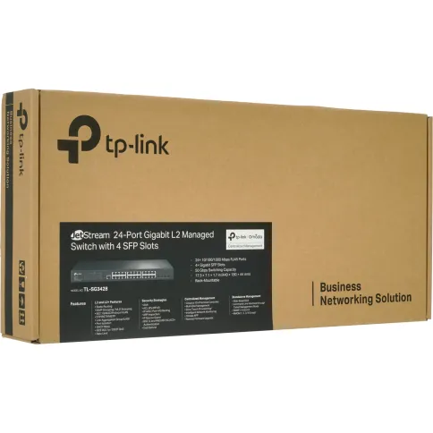Коммутатор/ JetStream™ 24-port Gigabit L2/L2+ Managed Switch with 4 SF фото 7