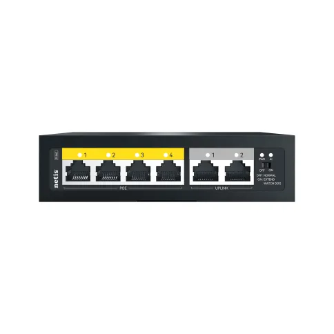 Коммутатор/ Коммутатор Netis P106C (L2) 6x100Мбит/с 4PoE+ 60W неуправл фото 1