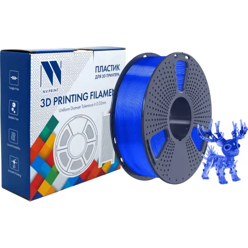 NV Print NV-3D-PLA-TRANSP-BLUE фото 3
