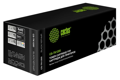 Картридж лазерный Cactus CS-TK1200 TK-1200 черный (3000стр.) для Ky фото 1