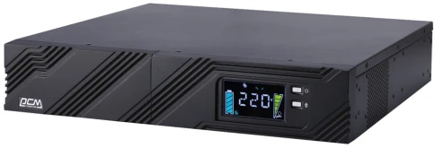 ИБП SPR-1000, линейно-интерактивный, 1000 ВA, 800 Вт, LCD, Rack/Tower, 8 розеток IEC320 C13 с резервным питанием, USB, RS-232, слот под SNMP карту, защита RJ45, ШхГхВ 428x453x84 мм, 18.3 кг/ UPS POWERCOM SPR-1000, line-interactive, 1000 VA, 800 W, LCD, Ra фото 5