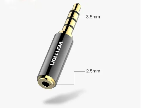 Vention micro jack 2.5 mm (f) - mini jack 3.5 mm (m) фото 2