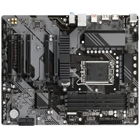 Материнская плата/ MB GIGABYTE INTEL B760 s1700, 4xDDR5(192GB), HDMI 2.0/DP, 1xPCIe 4.0x16, 4xPCIe 3.0x16, 1xLAN, 4xSATA 6Gb/s, 2xM.2, 1xUSB-C, 1xUSB 3.2, 4xUSB 2.0, 1xPS/2, ATX фото 3