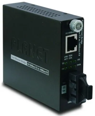 FST-802 медиа конвертер/ 10/100Base-TX to 100Base-FX (SC) Multi-mode S фото 1