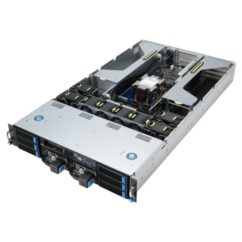 Серверная платформа/ ASUS ESC4000A-E12-SKU1, 2U GPU, 1 x SP5 LGA6096 EPYC 9004 (400W), 12DIMM DDR5, 2 x 2.5" SATA/SAS*/NVMe + 2 x 3.5" SATA/SAS*/NVMe + 2 x 3.5" SATA/SAS*,2 x GbE LAN (I350), 1+1 2600W фото 7