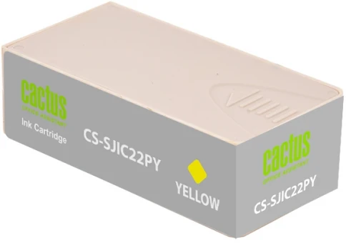 Картридж струйный Cactus CS-SJIC22PY C33S020604 желтый (34мл) для E фото 2