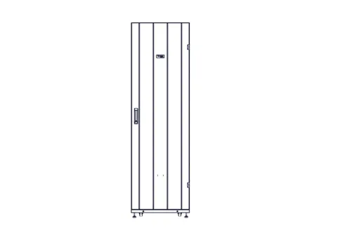 Systeme Electric mounting cabinet, Uniprom series, 42U-600/1200, 4pcs фото 9