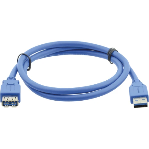 Кабель USB-A 3.0 вилка-розетка, 0,9 м фото 1