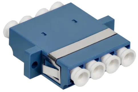 ITK Адаптер оптический проходной LC-Quad OS2 UPC фото 1