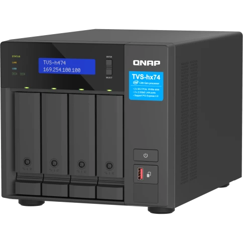Сетевое хранилище без дисков/ ENTERPRISE QNAP TVS-h474-PT-8G QTS hero фото 1