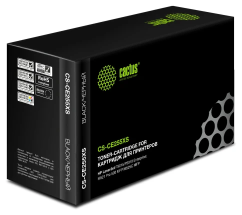 -/ Картридж лазерный Cactus CS-CE255XS CE255X черный (12500стр.) для HP... фото 2