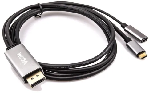 VCOM USB 3.2 Type-C (m) - DisplayPort (m) фото 1