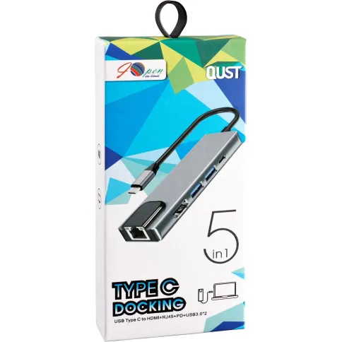 Адаптер iOpen USB 3.1 Type-C M/HDMI F+RJ45+USB 3.0+USB Type-C F (ACU43 фото 8