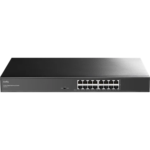 Коммутатор/ 16-Port Gigabit Metal Switch 19 inch фото 1