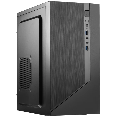Корпус с блоком питания 450Вт./ Case Forza mATX, 450W, 2xUSB3.0, Black фото 1