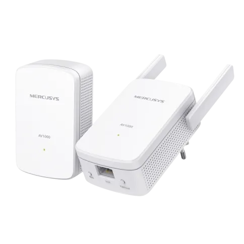 Комплект гигабитных Wi-Fi адаптеров Powerline/ AV1000 Powerline kit wi фото 1