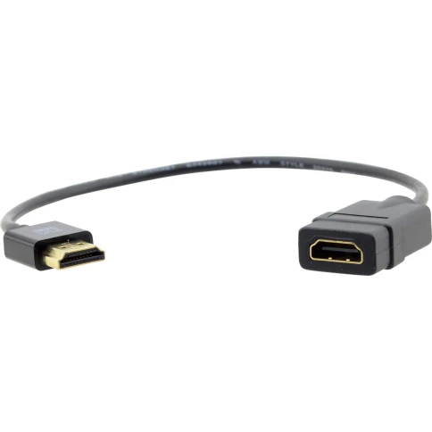 Переходной Кабель HDMI-HDMI  (Вилка - Розетка), 0,3 м/ Ultra–Slim High фото 1