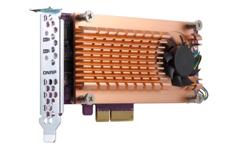 Плата расширения/ QNAP QM2-2S-220A Dual M.2 22110/2280 SATA SSD expans фото 1